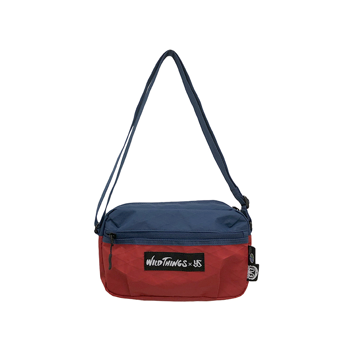 【2025年BF】【WILD THINGSコラボ】ショルダーバッグ（ネイビー×レッド）