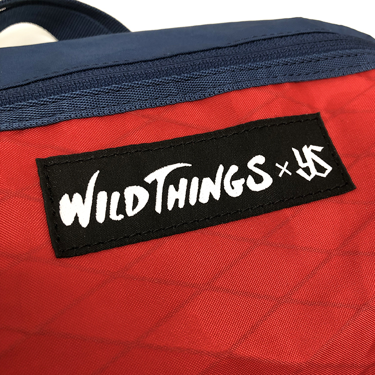 【2025年BF】【WILD THINGSコラボ】ショルダーバッグ（ネイビー×レッド）