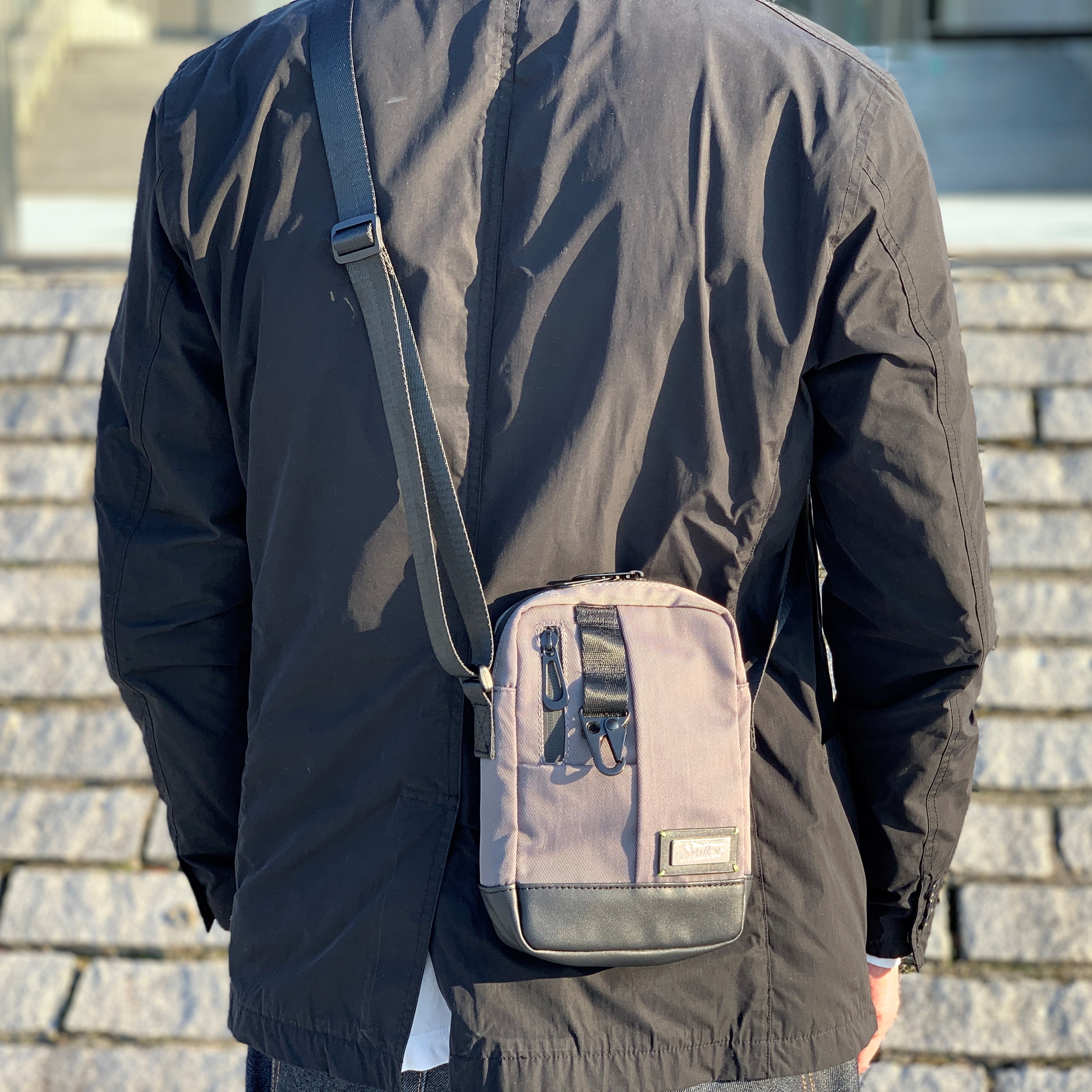 スワローズシンプルメタルミニショルダーバッグ