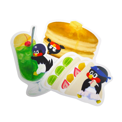 【喫茶スワローズ】ダイカットカードセット（3枚セット）