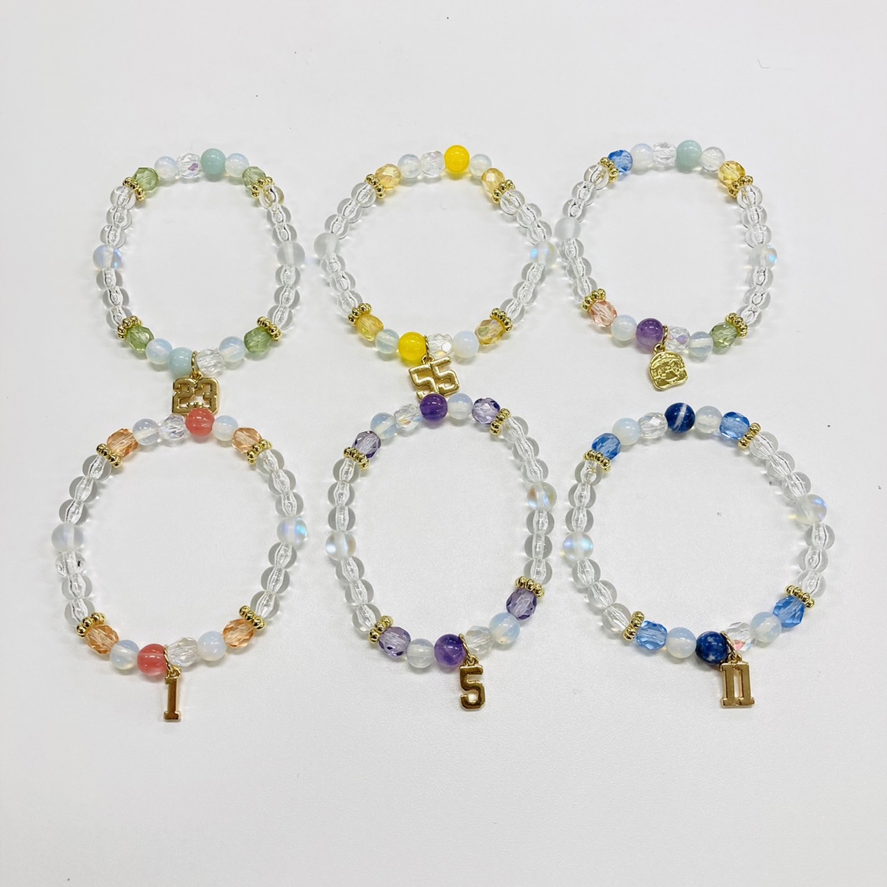 選手天然石ブレスレット