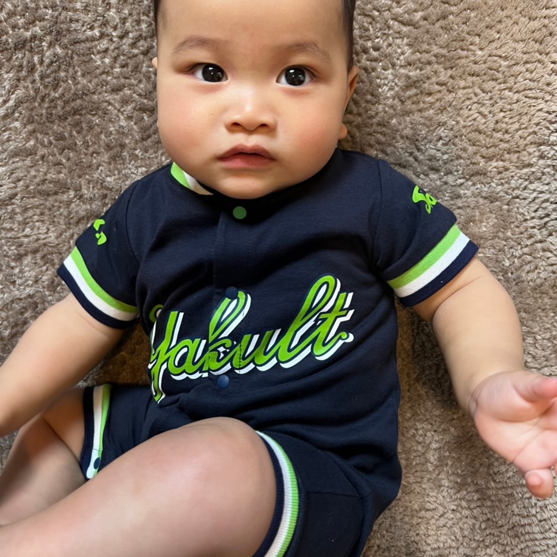 YSベビーユニホームロンパース（ビジター）