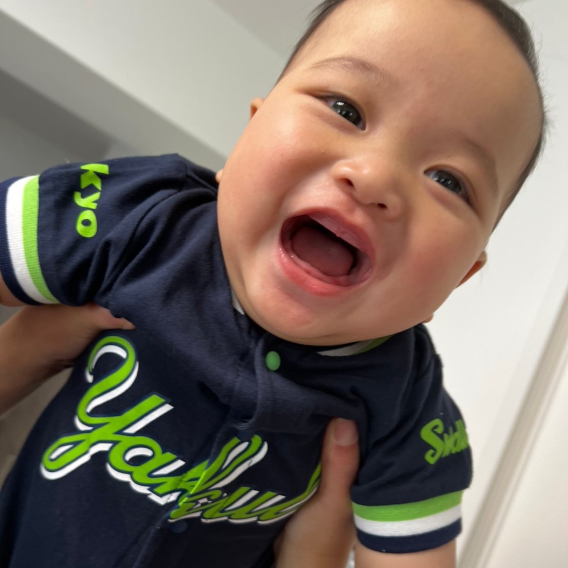 YSベビーユニホームロンパース（ビジター）