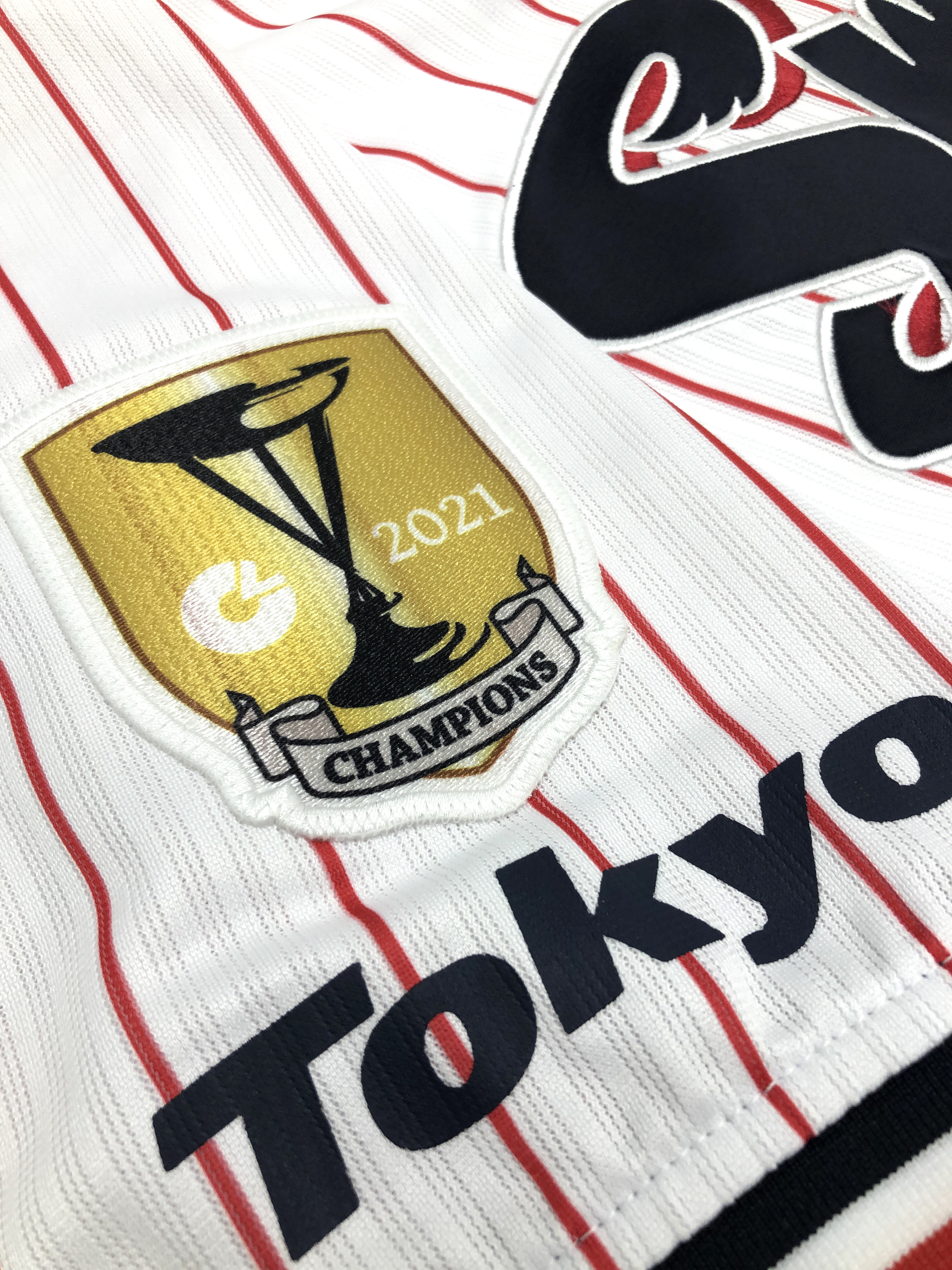 2024BlackFriday】2021年優勝ワッペン付ユニホーム（ホーム） | 東京