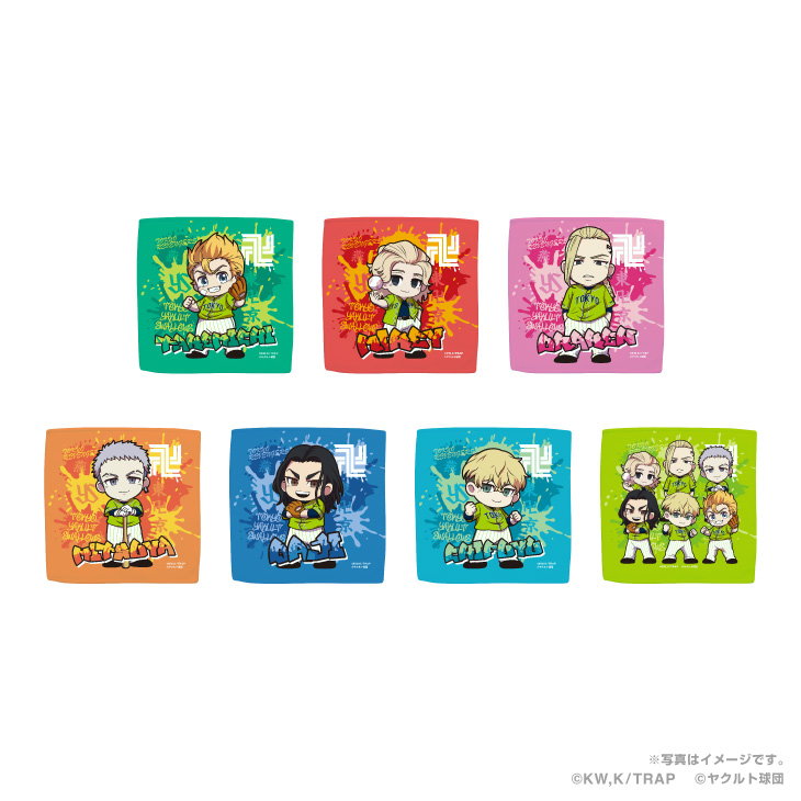 【2024BF】Swallows×東京リベンジャーズハイブリッドハンドタオル（ミニキャラ/燕パワー）　集合