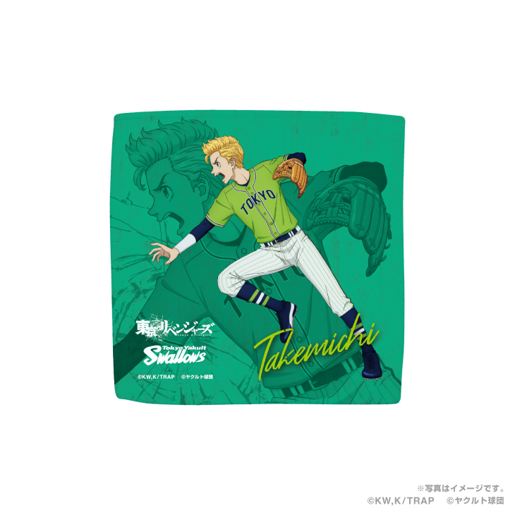 【2024BF】Swallows×東京リベンジャーズハイブリッドハンドタオル（イラスト/燕パワー）　
