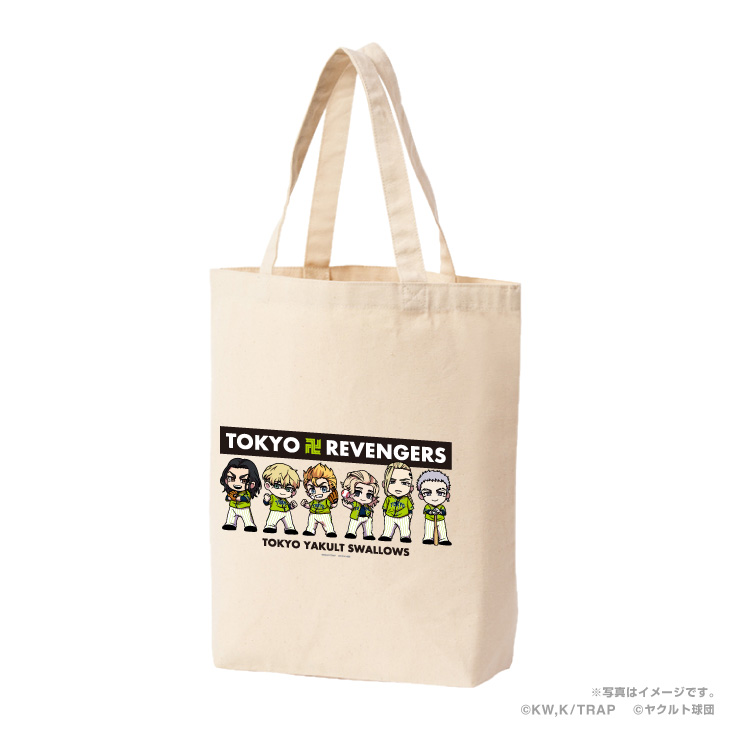 【2024BF】Swallows×東京リベンジャーズトートバッグ（ミニキャラ/燕パワー）　集合