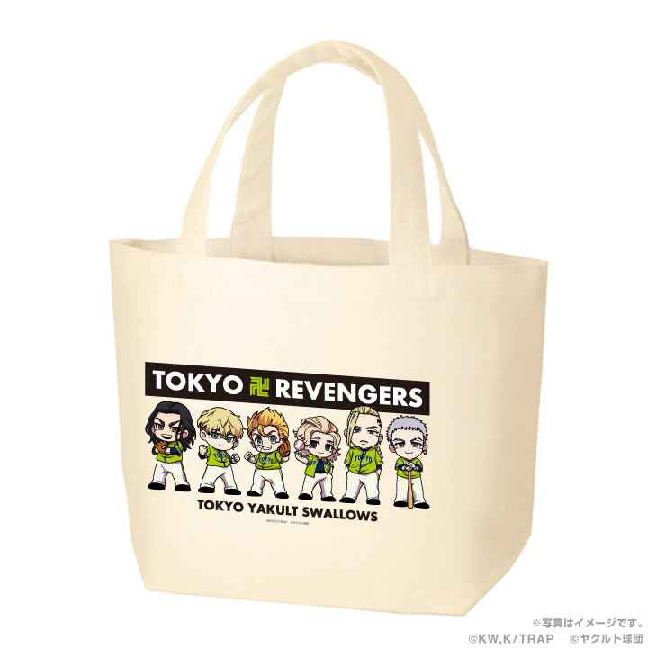 【2024BF】Swallows×東京リベンジャーズランチトートバッグ（ミニキャラ/燕パワー）　集合