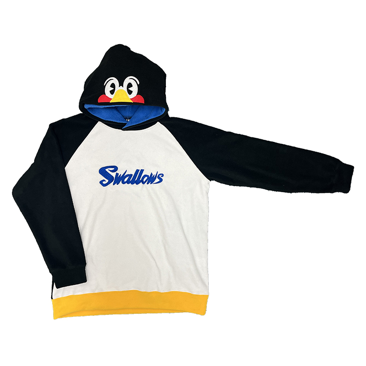 【2023年新商品】つば九郎なりきりフリースパーカー