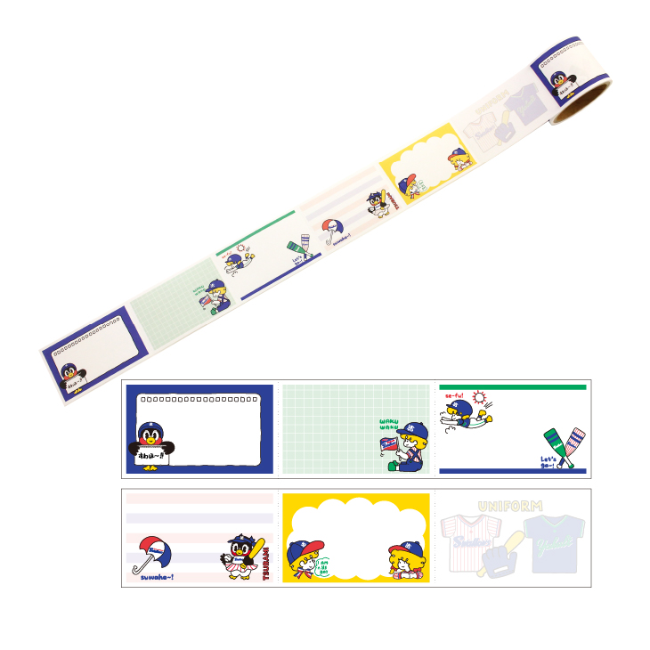 【2023開幕新商品】YS×シモジマ ロール付箋（カラー）