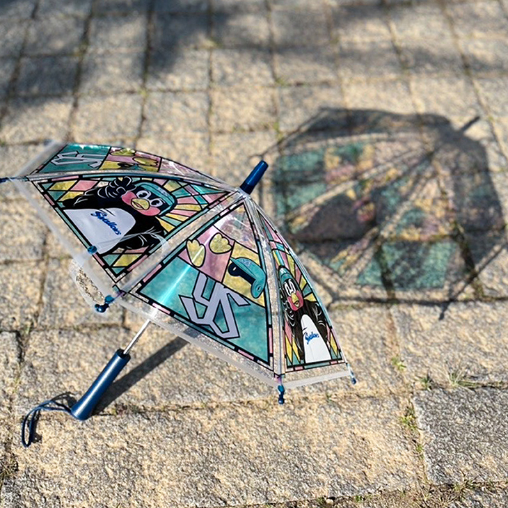 【2023年新商品】ステンドグラス風（つば九郎）傘