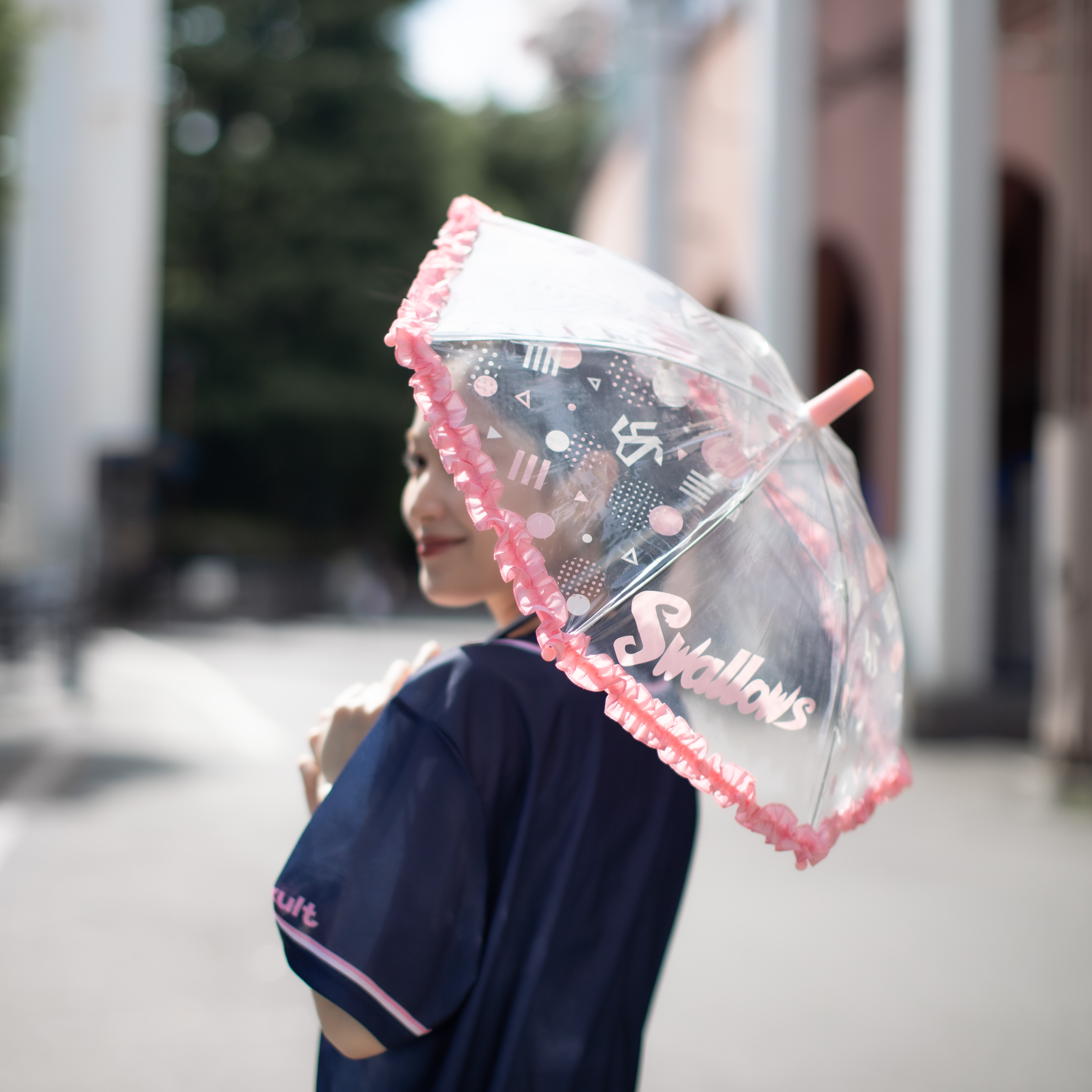 LADIES DAY 応援ミニ傘【Pink Frill】 | 東京ヤクルトスワローズ