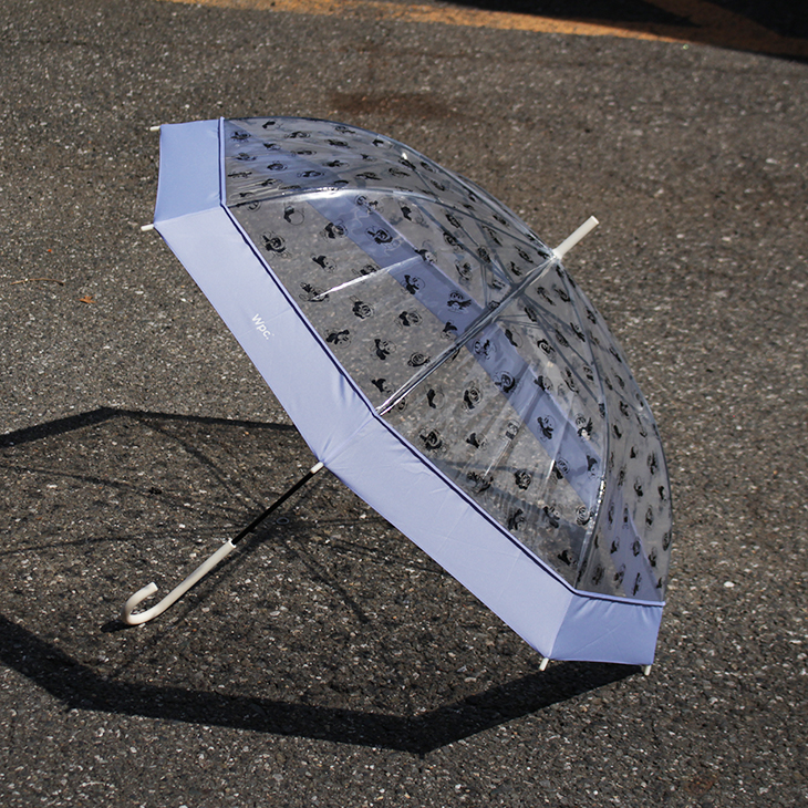 【Wpc.×SWALLOWS】切り替えビニール傘（ブルー）