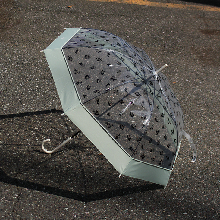【Wpc.×SWALLOWS】切り替えビニール傘（グリーン）
