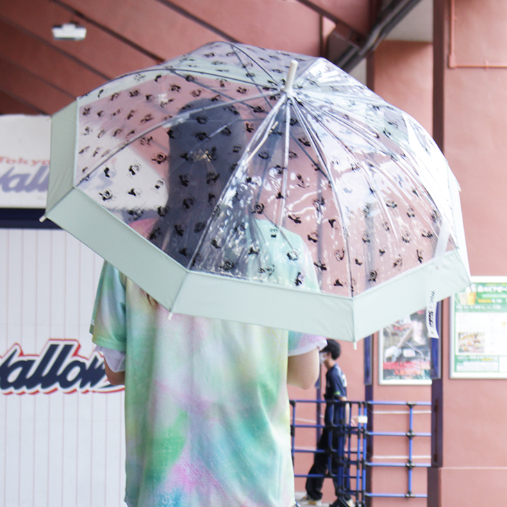 【Wpc.×SWALLOWS】切り替えビニール傘（グリーン）