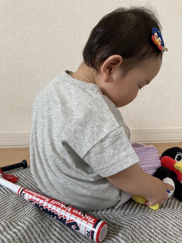 【2025年BF】つばくろでぃＴシャツ（ワンポイント）グレー  90cm/110cm