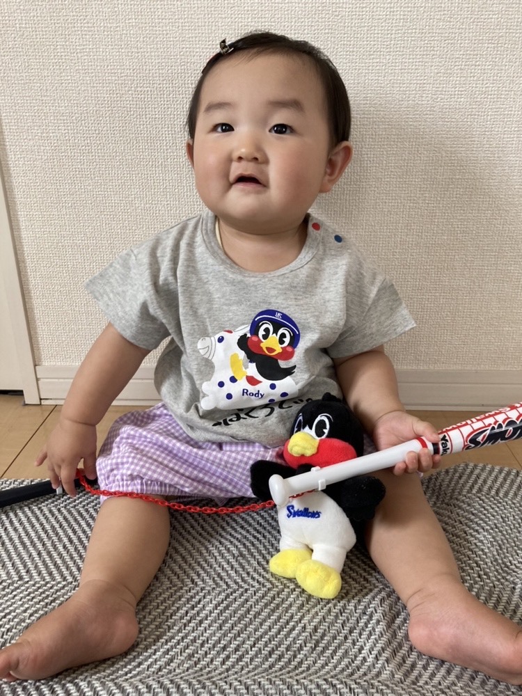 2025年BF】つばくろでぃTシャツ（ワンポイント）グリーン 90cm/110cm