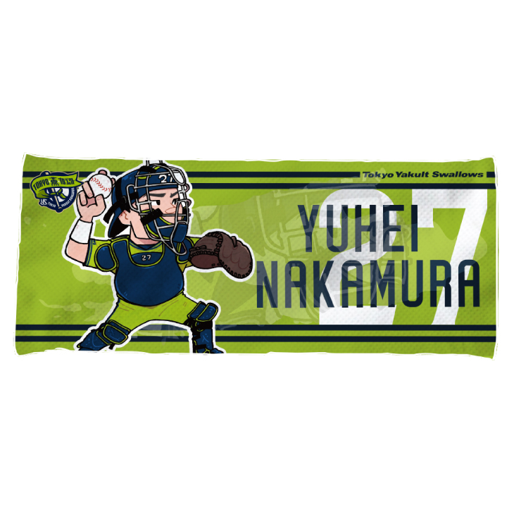 【2024BF】【2023年燕プロ】hicoイラスト燕パワー冷感フェイスタオル