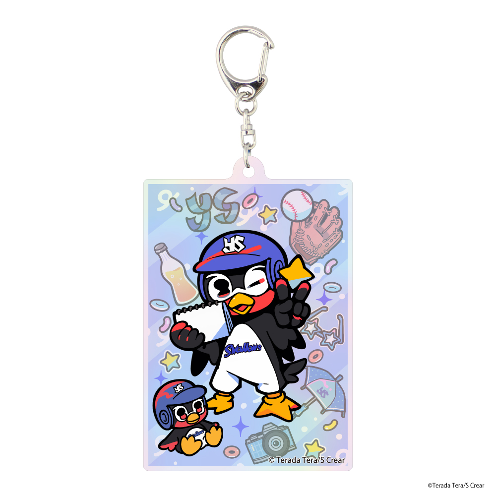 【つば九郎DAY2023】つば九郎×寺田てら コラボオーロラアクリルキーホルダー