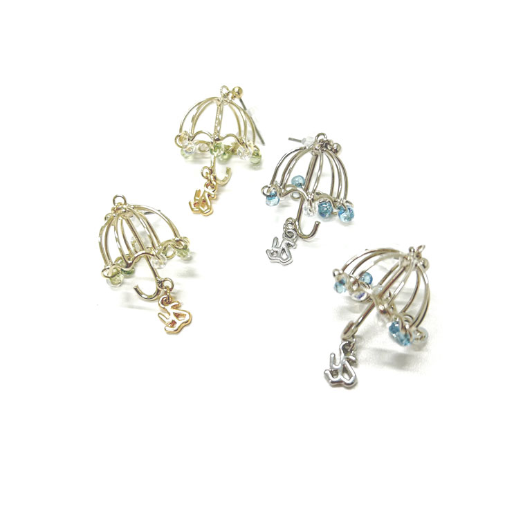 【2025年BF】立体傘ビーズピアス