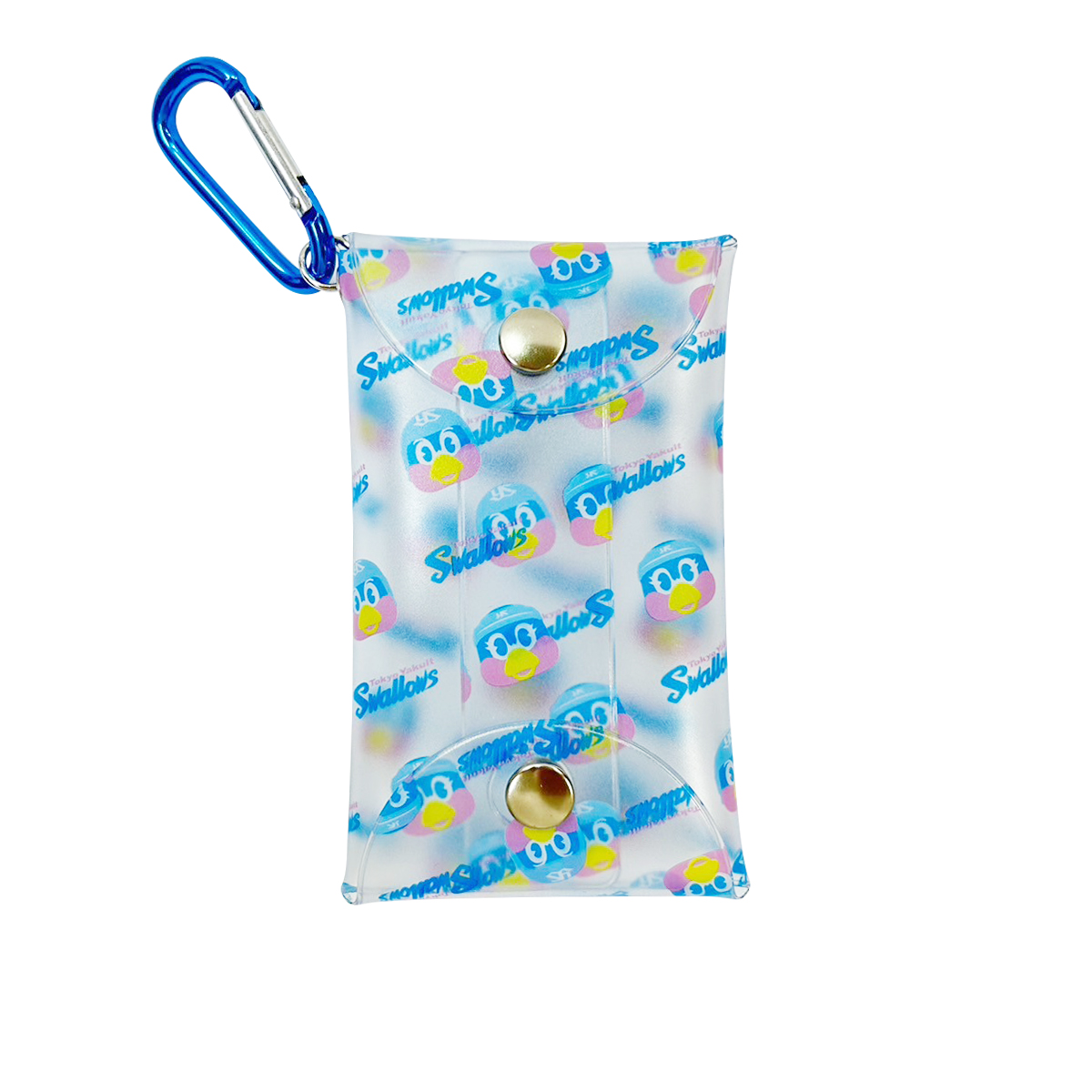 【2024年2月新商品】ミニクリアマルチポーチ（つば九郎つばみ総柄）