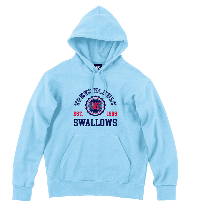 【2025年BF】カレッジフーデッドパーカー(ライトブルー)