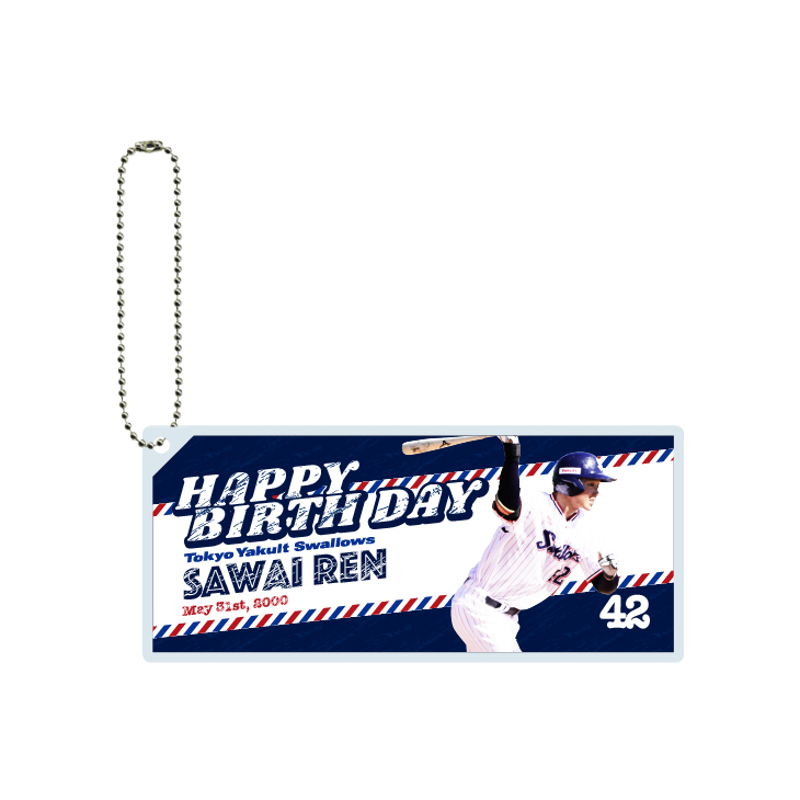 5月選手バースデーアクリルキーホルダー（澤井）