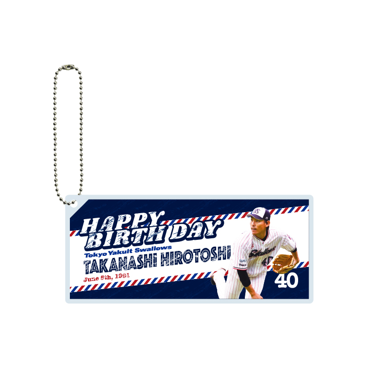 6月選手バースデーアクリルキーホルダー（高梨）