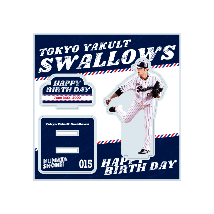 6月選手バースデーアクリルスタンド（沼田）