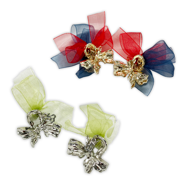 【2024 SUMMER SWALLOWS】リボンミニバンスクリップ