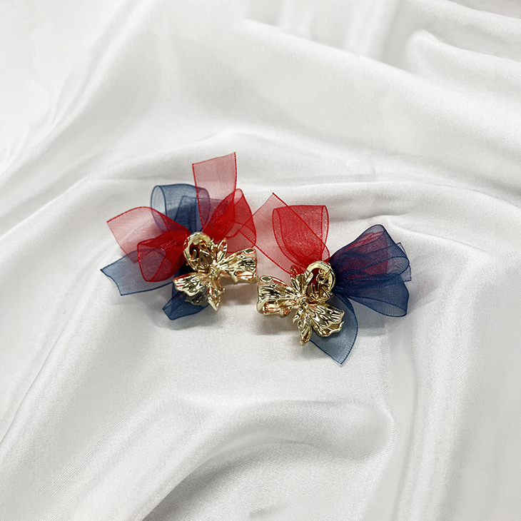 【2024 SUMMER SWALLOWS】リボンミニバンスクリップ