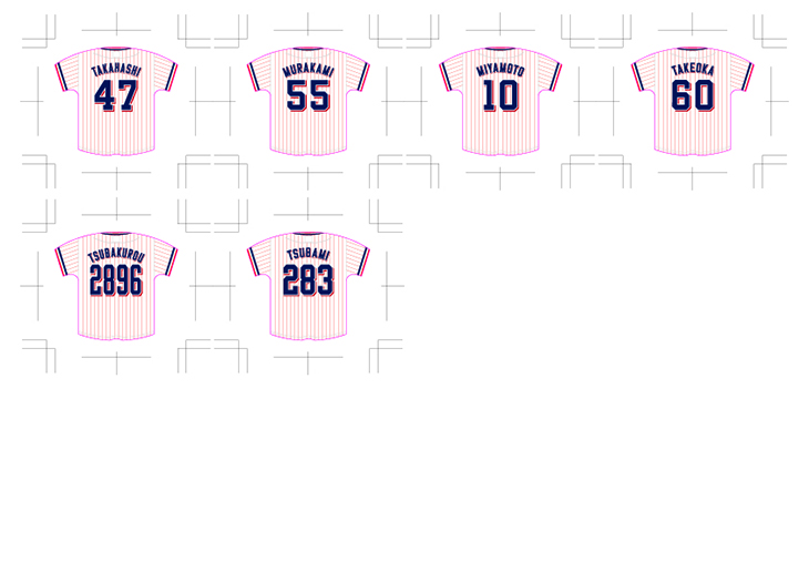 【2024 SUMMER SWALLOWS】ユニホーム型ミニペンライト