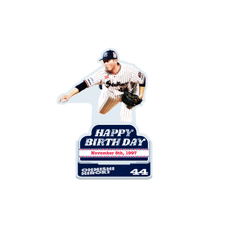 11月選手バースデーアクリルスタンド（大西）