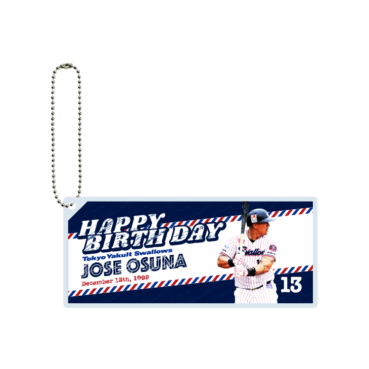 12月選手バースデーアクリルキーホルダー（オスナ）