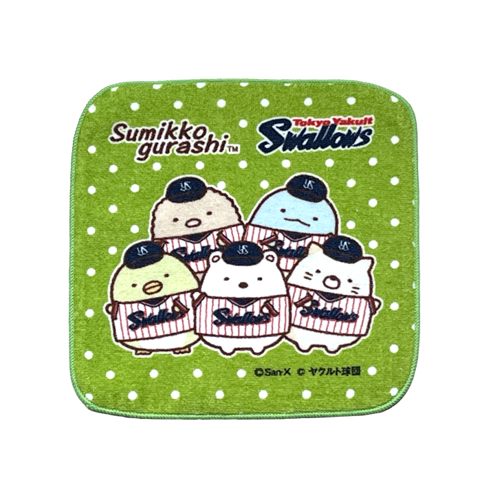 ヤクルトスワローズ×すみっコぐらし　ハンドタオル５