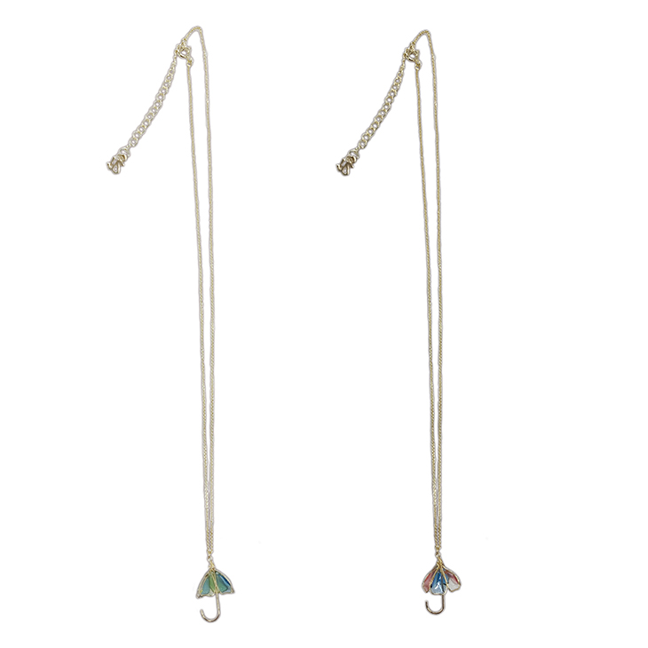 【2025年BF】立体スモール傘ネックレス