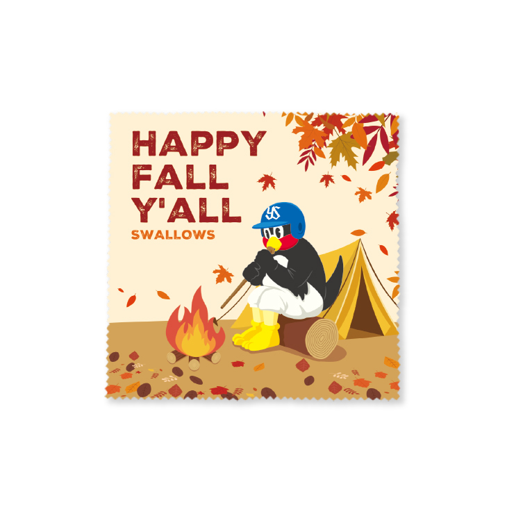 【2025年2月新商品】ふくふくメガネクリーナー（キャンプで焚き火）