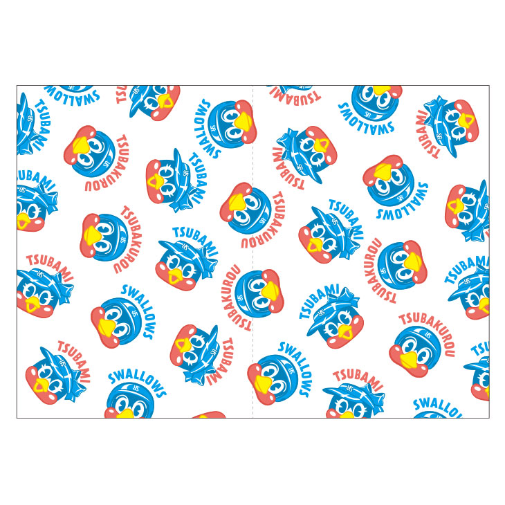 【2025年2月新商品】じゆうちょう（つば九郎・つばみ／総柄）