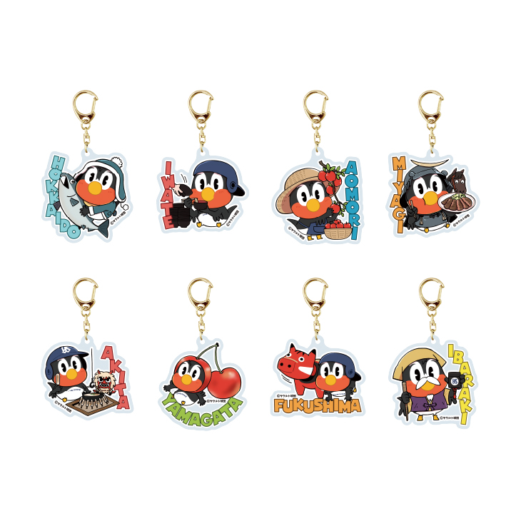 ご当地つば九郎キーホルダー【コア】