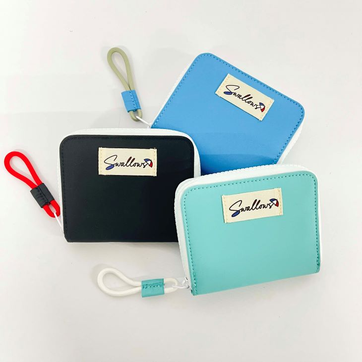 【2025年2月新商品】スワローズネームラウンドパフ財布
