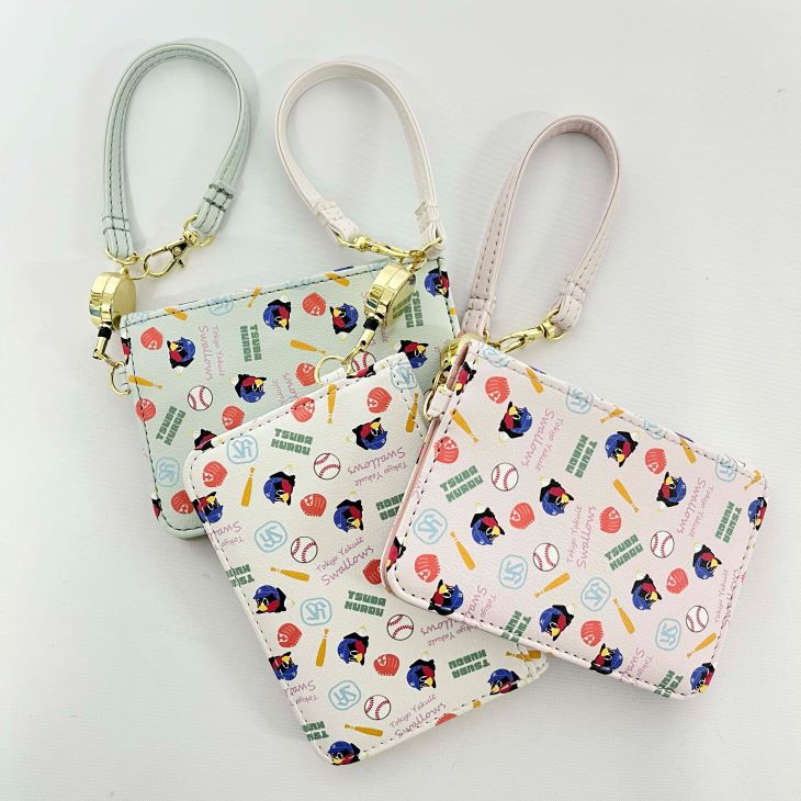 【2025年2月新商品】つば九郎プリント二つ折りパスケース