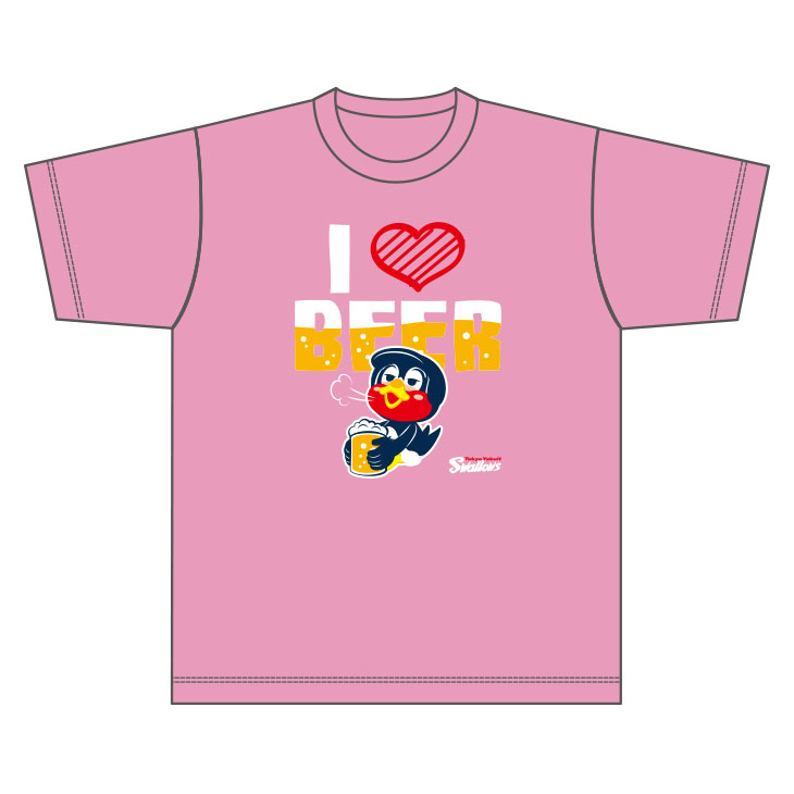 LOVE BEER Tシャツ（ピンク） | 東京ヤクルトスワローズ オフィシャル