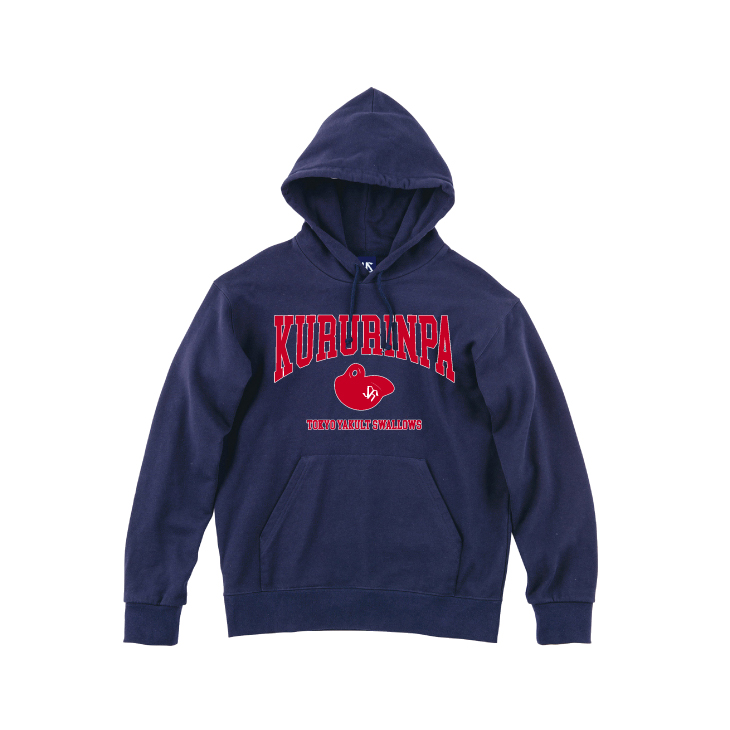 【2025年2月新商品】KURURINPAカレッジ風フーディー（ネイビー）