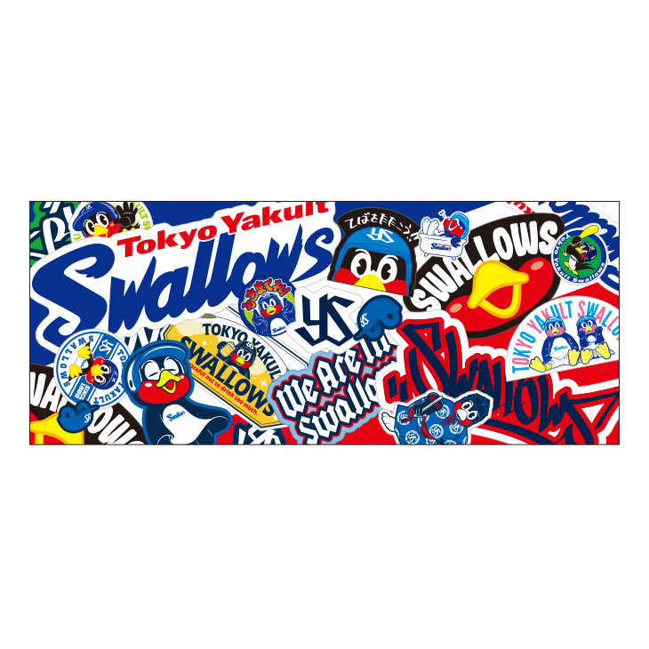 【2025年2月新商品】フェイスタオル（つば九郎／ステッカー）