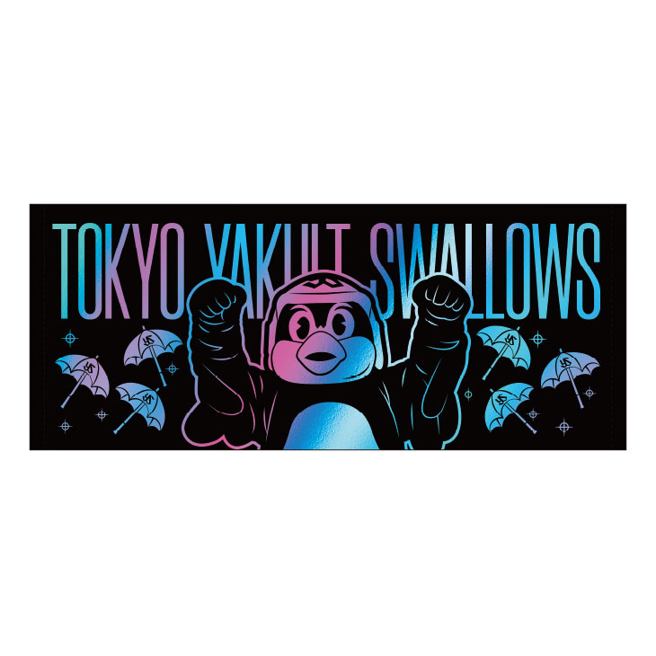 【2025年2月新商品】フェイスタオル（つば九郎／ホログラム柄）【コア】