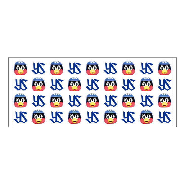 【2025年2月新商品】フェイスタオル（つば九郎／実写総柄）【コア】