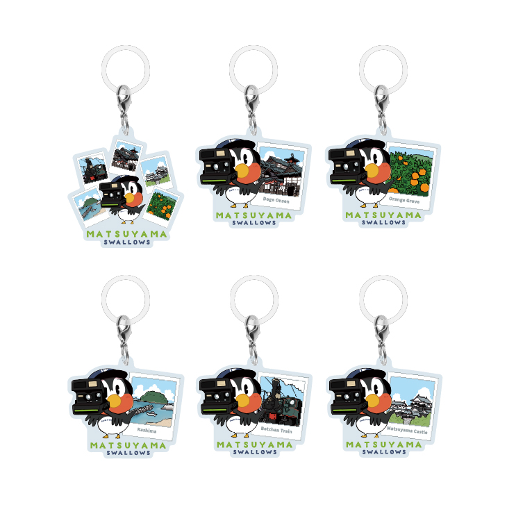 【2025年松山主催試合】旅するつば九郎シークレットアンブレラチャーム