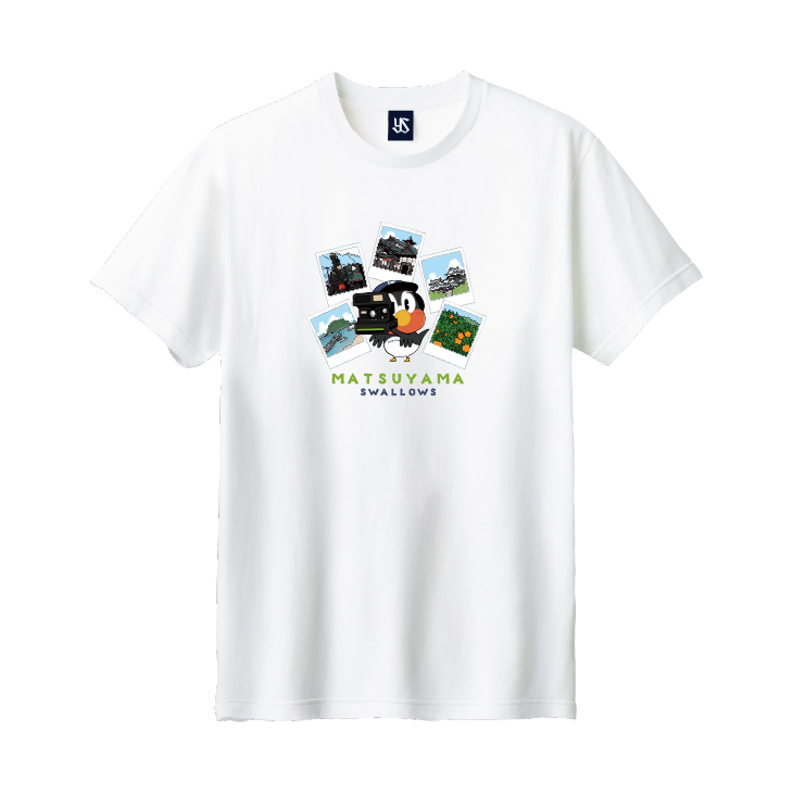 【2025年BF】【2025年松山主催試合】旅するつば九郎Tシャツ