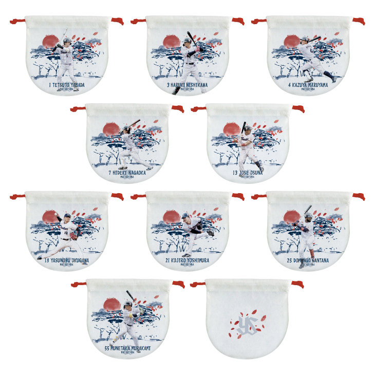 【2025年BF】【2025年松山主催試合】選手ビジュアル丸型巾着