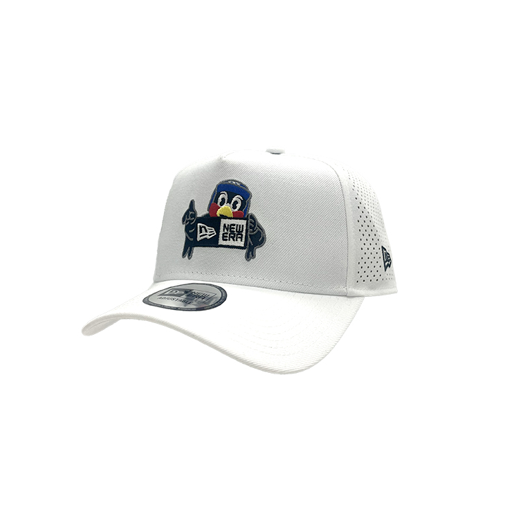 2025年5月つばの日】A FRAME NEWERAロゴ×つば九郎（ホワイト） | 東京